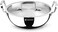 Bergner TriPro 30cm (6L) Tri-Ply Stainless Steel Deep Stir-Fry Pan, Kadai with Lid, Healthy Cooking with Less Oil, Metal Spatula Friendly Wok, Stay-Cool Handles, Induction &amp; Gas Stove Compatible