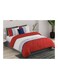 United Colors of Benetton Rainbow 210 TC Super King Bedsheet with 2 Pillow covers Maroon