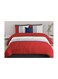 United Colors of Benetton Rainbow 210 TC Super King Bedsheet with 2 Pillow covers Maroon