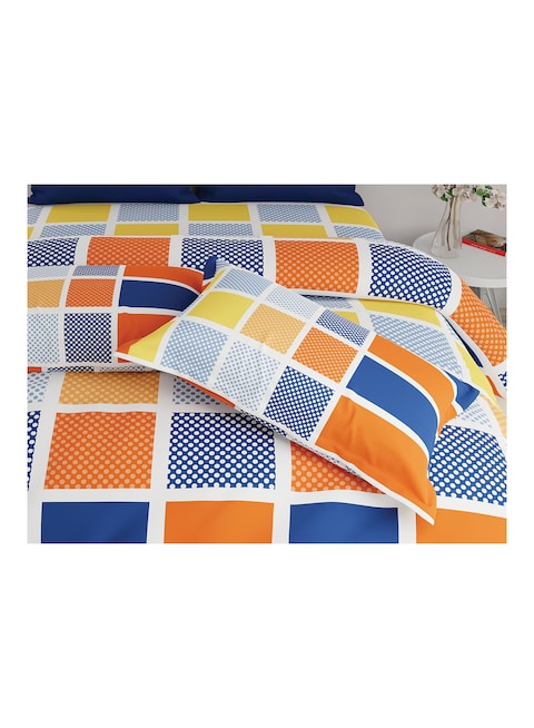 United colors of Benetton Rainbow 210 TC Fitted sheet with 2 pillow covers