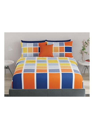 United colors of Benetton Rainbow 210 TC Fitted sheet with 2 pillow covers