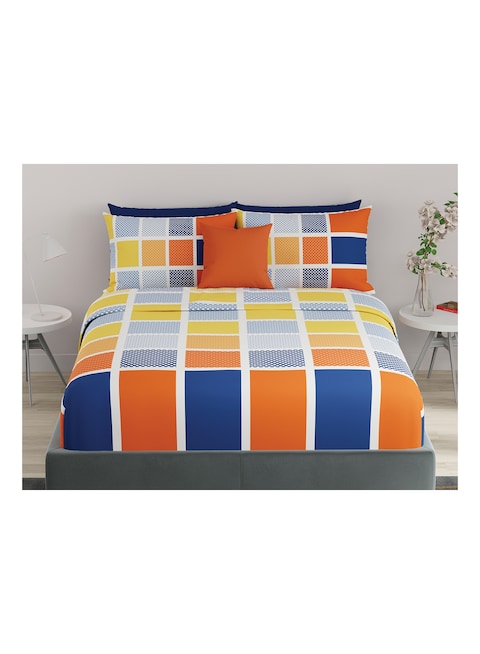 United colors of Benetton Rainbow 210 TC Fitted sheet with 2 pillow covers
