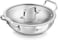 Bergner 28cm (5L) Triply Stainless Steel Stir-Fry Pan with Glass Lid, Deep Fry Pan for Healthy Cooking, Less Oil Use, Full Induction Base Wok, Even Heat Triply Cookware Kadhai, Deep Saut&eacute; Pan