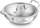Bergner 32cm (7L) Triply Stainless Steel Stir-Fry Pan with Glass Lid, Deep Fry Pan for Healthy Cooking, Less Oil Use, Full Induction Base Wok, Even Heat Triply Cookware Kadhai, Deep Saut&eacute; Pan