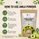 Bliss of Earth Amla Powder Hair Mask, 453g -  Shiny &amp; Smoothing Herbal Hair Treatment Powder