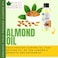 Bliss Of Earth Sweet Almond Oil For Skin, Cold Pressed Organic Sweet Almond Oil For Hair, 100% Pure &amp; Unrefined Almond Oil For Face, Nails &amp; Baby Skin - 100ml