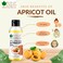 Bliss Of Earth Cold Pressed Organic Apricot Oil For Skin, Unrefined &amp; Pure Apricot Oil For Hair Growth, Wildcrafted Himalayan Apricot Oil For Nails, Face, Body, Massage &amp; Deep Hydration - 100ml