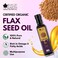 Bliss of Earth Flax Seed Body Oil, 500ml - Omega Rich Oil for Dry Skin Massage &amp; Hair Care