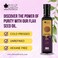 Bliss of Earth Flax Seed Body Oil, 500ml - Omega Rich Oil for Dry Skin Massage &amp; Hair Care