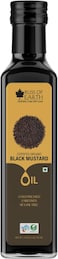 Bliss of Earth Black Mustard Body Oil, 500ml - for Strong Massage, Scalp &amp; Hair Oiling