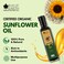 Bliss of Earth Sunflower Body Oil, 500ml - Lightweight Moisture for Massaging Skin &amp; Hair Care
