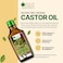 Bliss Of Earth Castor Oil For Hair Growth - Certified Organic Cold Pressed Castor Oil For Face - Hexane Free Castor Oil For Eyelashes And Eyebrows - Deep Hydration Castor Oil For Skin - 500ml