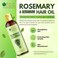 Bliss Of Earth Rosemary Oil For Hair Growth With Biotin, Lavender &amp; Geranium Essential Oils, Blend Of 20 Herbs To Promotes Healthy Scalps &amp; Hair, No Mineral Oil, 200ml