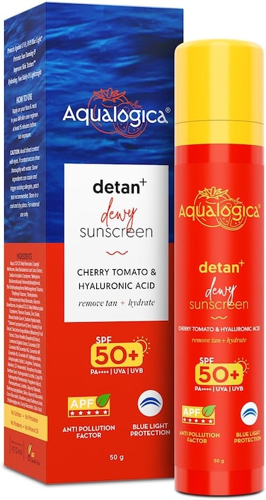 AQUALOGICA Detan+ Dewy Sunscreen 50gm