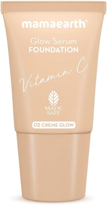Mamaearth Glow Serum Foundation-02 Creme Glow 18 ml