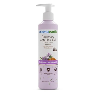 Mamaearth Rosemary Anti Hair Fall Conditioner With Rosemary &amp; Methi Dana For Hair Loss &amp; Breakage - 250 Ml   Up To 94% Stronger Hair Up To 93% Less Hair Fall For Men &amp; Women, 1 Count