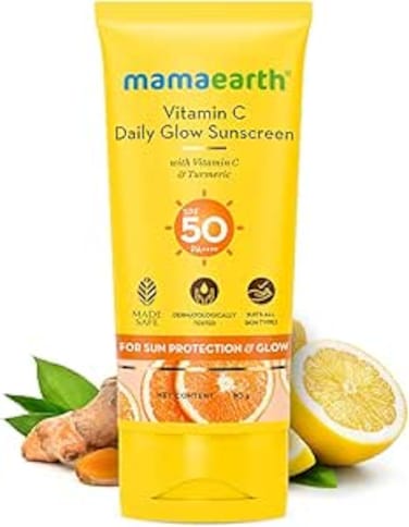 Mamaearth  Vitamin C Daily Glow Sunscreen 80 g