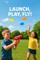 Marvel Spider-Man Top Flying Saucer Gun Toy &ndash; Launching Spinner Disc Shooter with 3 Discs &ndash; Kids&rsquo; Outdoor Action Toy &ndash; Ages 3+  multicolor