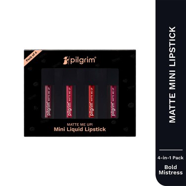 Mini Liquid Lipstick Pack of 4 Bold Mistress 4 ml