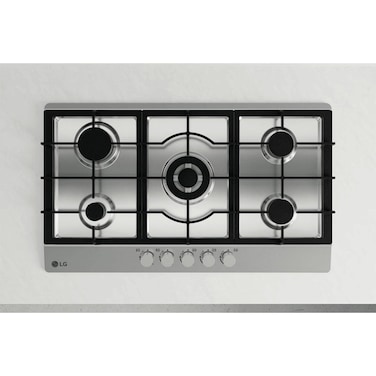 LG Built-in 90CM 5 Burners Gas Hob Silver &ndash; CG5Z3626S