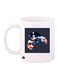 Sonic Hedgehog Printed Coffee Mug White/Blue/Red