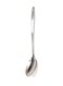 Premium Stainless Steel Solid Serving Spoon Kitchen Cooking Tools Dishwasher Safe Tongue, Silver Long Handled Basting Utensil with Hanging Hole for High Heat Grilling and Culinary Food Prep