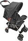 Moon Bezik One Fold Baby Stroller &ndash; Mid Grey   Lightweight, Compact &amp; Travel-Friendly