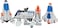 Moon - Ultimate Rocket Ship Space Set - 8Pcs