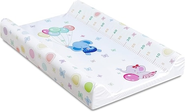 Moon - Waterproof Changing Mat - Baby Elephants w/ Balloons