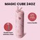 BOTTLE BOTTLE Insulated Water Bottle 24oz with Straw Lid and Handle for Sports Travel Gym Stainless Steel Water Bottles Double-Wall Vacuum Metal Leak Proof BPA-Free (Flower Frenzy)