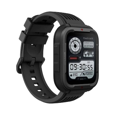 Active With 4.64 cm UltraVU HD Display And Functional Crown Rugged Smartwatch With Auto Multisport Recognition Black 38101PP01