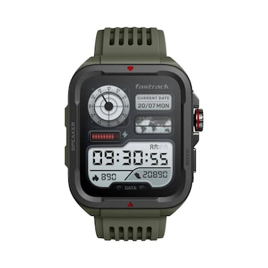 Active With 4.64 cm UltraVU HD Display And Functional Crown Rugged Smartwatch With Auto Multisport Recognition Green 38101PP03