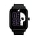 Reflex Phantom Smart Watch 1.85" Ultra UV Square Display, BT Calling, AI Voice Asst, Health Monitoring Mesh Unisex Black 38103AM01
