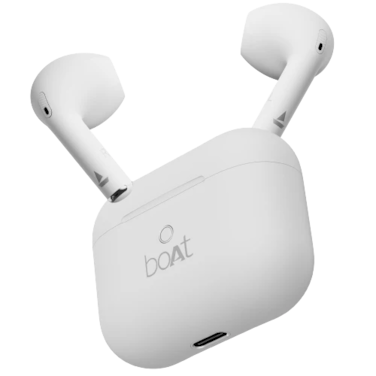 boAt Airdopes Alpha TWS Earbuds with upto 35 Hours Playback, ASAP Charge, BEAST Mode, boAt Signature Sound, ENx Technology, IPX5(White)
