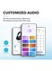 By Anker Q20i Hybrid Active Noise Cancelling Headphones, Wireless Over-Ear Bluetooth, 40H Long ANC Playtime, Hi-Res Audio, Big Bass, Customize Via An App, Transparency Mode, Ideal For Travel Black Black