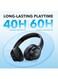 By Anker Q20i Hybrid Active Noise Cancelling Headphones, Wireless Over-Ear Bluetooth, 40H Long ANC Playtime, Hi-Res Audio, Big Bass, Customize Via An App, Transparency Mode, Ideal For Travel Black Black