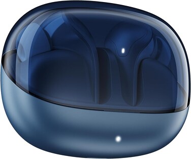 boAt  Airdopes Plus 311,Glass Design,ENx Tech,50 H Battery, Fast Charge, Stream Ad Free Music via App Support, Bluetooth Earbuds, TWS Ear Buds Wireless Earphones with mic- Blue