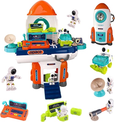 EZUK Rocket Space Toys for Kids, Pack of 1, Assorted Colour