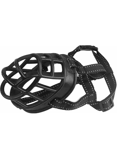 Golden Panda Silicone Muzzle, Black Sizes: XL