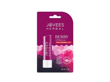 JOVESS BERRY LIP BALM WITH HYALURONIC ACID-5 GM