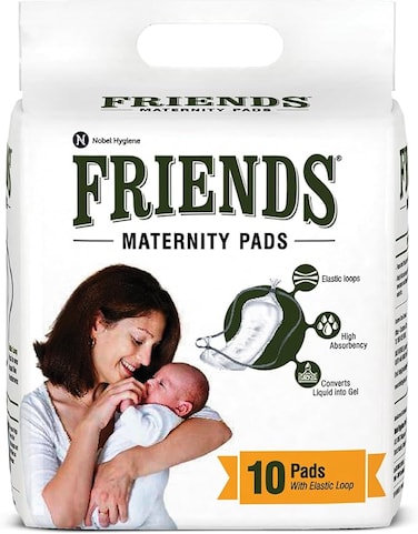 FRIENDS MATERNITY PAD (PACK OF 10"S)