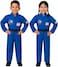 Astronaut Costume for Kids &ndash; Unisex Blue Space Suit with UAE Badge- Mlarge