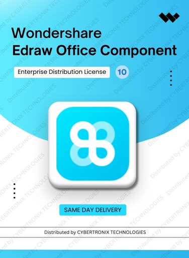 Wondershare Edraw Office Component Enterprise Distribution License Allow 10 developers Digital License