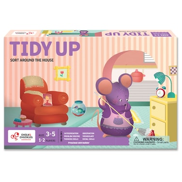 Chalk and Chuckles-Tidy Up &ndash; 3D House Preschool Game
