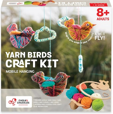 Chalk &amp; Chuckles - Yarn birds Craft Kit
