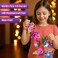 Chalk and Chuckles-Flower Lights &ndash; DIY Foil Art Craft Kit with LED String Lights