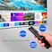 Universal Remote Control Compatible for All Smart TVs - Curved Frame Design HDTV 4K 8K 3D Smart TVs, with Shortcut Buttons for Netflix, Prime Video and WWW