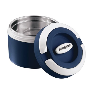 Winsor Pinnacle Prime Lunch Box 600Ml   Tiffin Hot box for kids stainless steel   Portable Insulated Lunch box for office with Assorted Color - Blue   Grey   Green