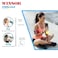 Winsor Pinnacle Wave Hydration Bottle 1000 Ml    Leak-Proof Water Bottle with Protein Shaker - Ideal for Gym, School, and Outdoor Sports - Blue
