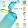 Winsor Pinnacle Wave Hydration Bottle 1000 Ml    Leak-Proof Water Bottle with Protein Shaker - Ideal for Gym, School, and Outdoor Sports - Blue